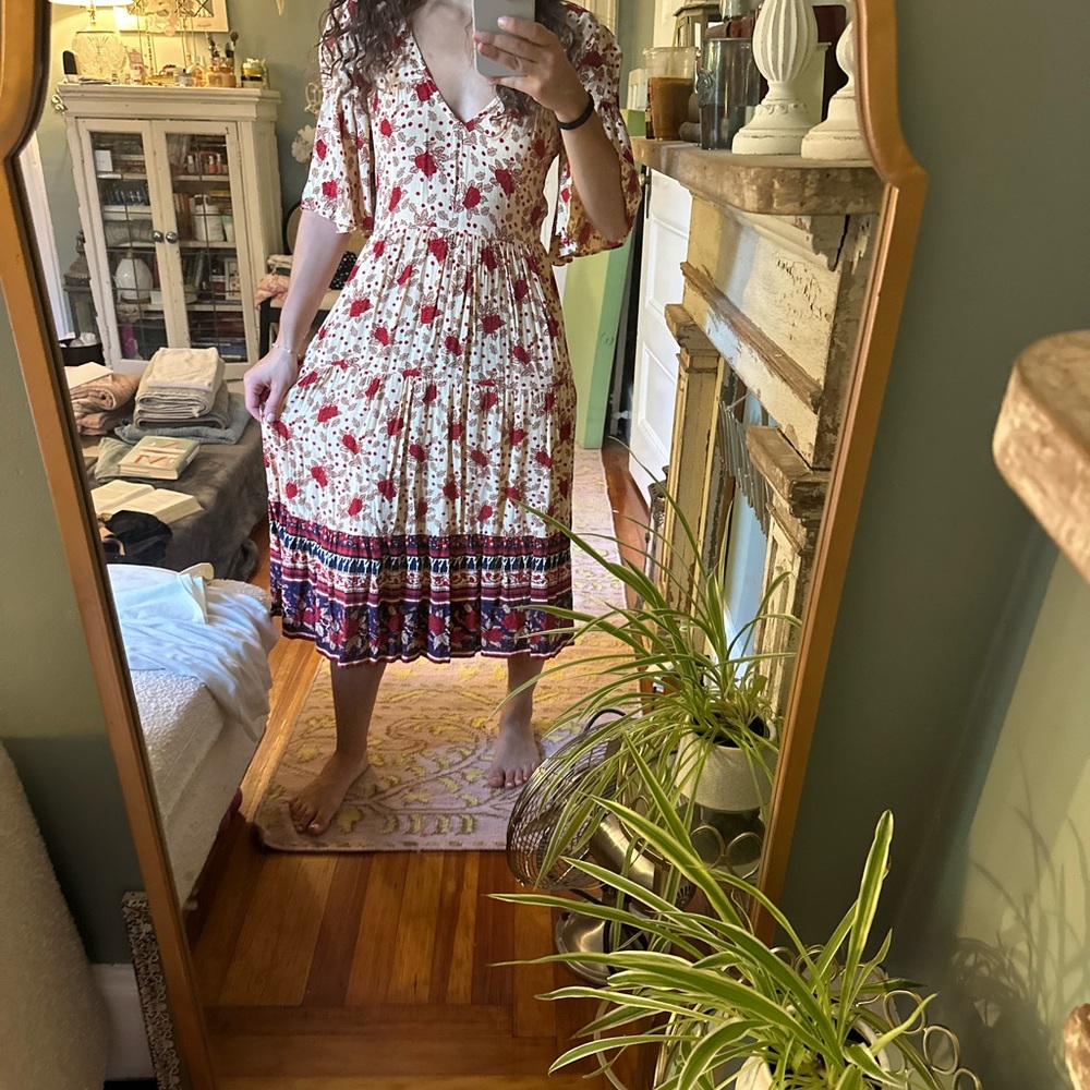 Gorgeous anthro dress midi - Picture 3 of 7
